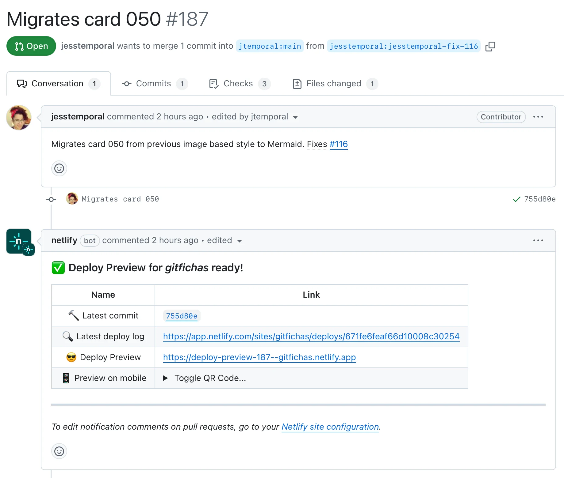 Pull request 187 on gitfichas